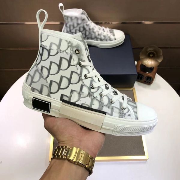 luxury designer canvas man women casual shoes fashion b23 high-low-lace up white grey mens oblique technology trainers sneakers womens desig, Black
luxury designer canvas man women casual shoes fashion b23 high-low-lace up white grey mens oblique technology trainers sneakers womens desig, Black