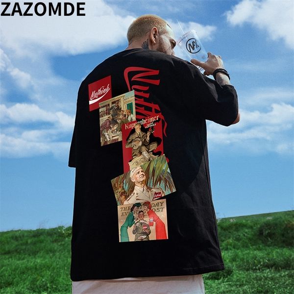 zazomde cotton tees men oversized t shirts gothic high street hip hop t-shirts men summer harajuku loose tshirt streetwear male 220706, White;black
zazomde cotton tees men oversized t shirts gothic high street hip hop t-shirts men summer harajuku loose tshirt streetwear male 220706, White;black