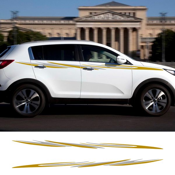 2pcs car styling door waist line decoration decals stickers for kia sportage auto body vinyl film pvc decal auto accessories
2pcs car styling door waist line decoration decals stickers for kia sportage auto body vinyl film pvc decal auto accessories