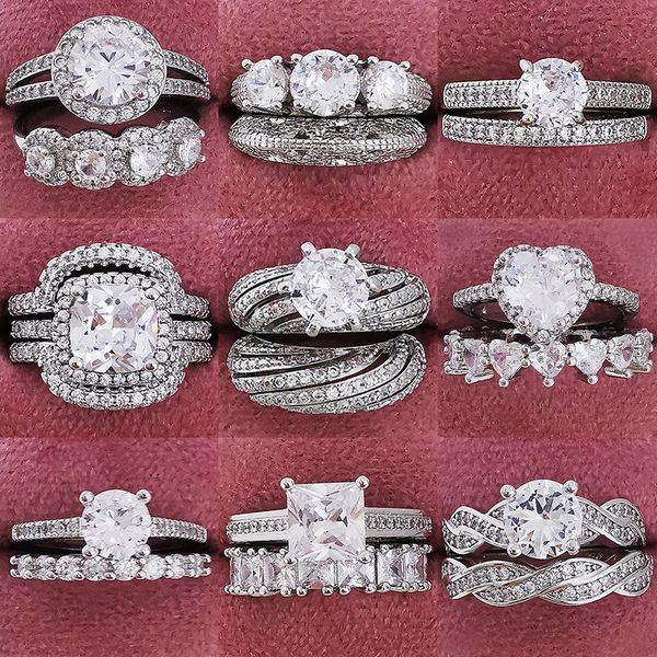luxury vintage silver color engagement wedding ring set of for female women quality gift jewelry bulk whole sale r4991 220719
luxury vintage silver color engagement wedding ring set of for female women quality gift jewelry bulk whole sale r4991 220719