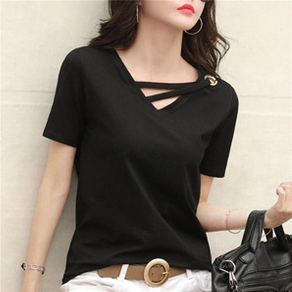 summer short sleeve tees women white t-shirt v-neck loose korean black casual compassionate trend t shirt
summer short sleeve tees women white t-shirt v-neck loose korean black casual compassionate trend t shirt