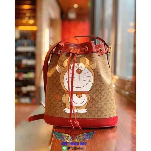 designers original woman's doraemon printing drawstring bucket bag delicate crossbody shoulder bag luxury bags, Black;red
designers original woman's doraemon printing drawstring bucket bag delicate crossbody shoulder bag luxury bags, Black;red
