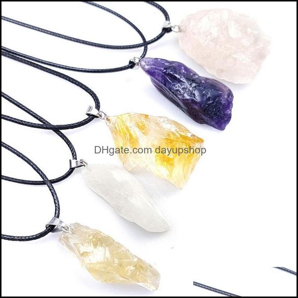 pendant necklaces pendants jewelry irregar natural crystal sier plated for women men original stone dhuf4, Silver
pendant necklaces pendants jewelry irregar natural crystal sier plated for women men original stone dhuf4, Silver