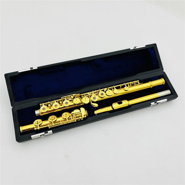 margewate brand c tune flute 17 opend holes with lacquered gold professional woodwind with case accessories
margewate brand c tune flute 17 opend holes with lacquered gold professional woodwind with case accessories