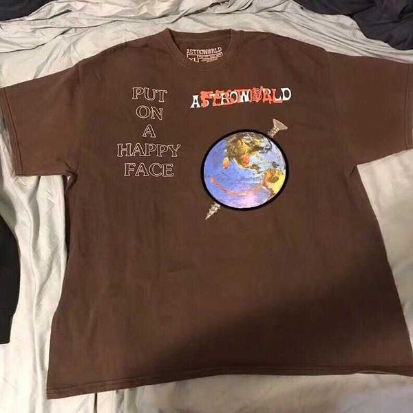 scott astroworld festival happy travis face smile earth short sleeve t-shirt, White;black
scott astroworld festival happy travis face smile earth short sleeve t-shirt, White;black