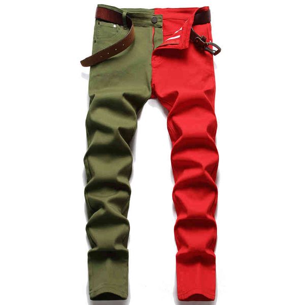 denim new fashion brand small straight slim fit jeans style stitching washed denim men's pants elastic, Blue
denim new fashion brand small straight slim fit jeans style stitching washed denim men's pants elastic, Blue