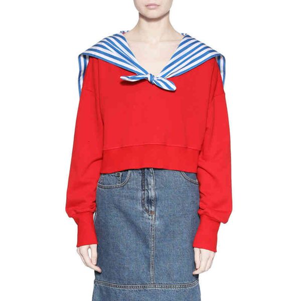 women's hoodies & sweatshirts net red early autumn navy collar shawl sweater chic short sailor top, Black
women's hoodies & sweatshirts net red early autumn navy collar shawl sweater chic short sailor top, Black