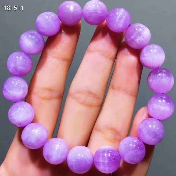 natural purple kunzite cat eye round beads bracelet 11mm crystal women men rarest bracelet genuine aaaaaa, Silver
natural purple kunzite cat eye round beads bracelet 11mm crystal women men rarest bracelet genuine aaaaaa, Silver