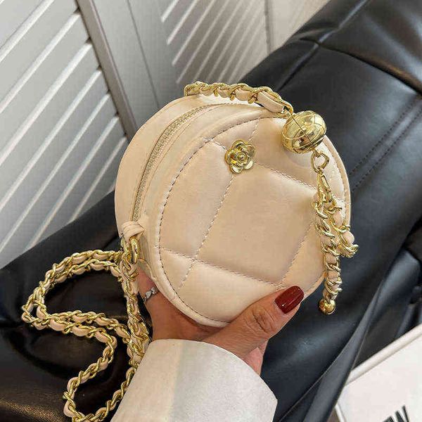 2022 new brand designer handbag rhombus chain messenger bag fashion ladies small round bag texture small bag women summer y220630
2022 new brand designer handbag rhombus chain messenger bag fashion ladies small round bag texture small bag women summer y220630