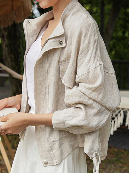 sungtin linen cotton blouse coat elegant korean linen jacket women vintage oversized casual women's summer spring jackets l220815, Black;brown
sungtin linen cotton blouse coat elegant korean linen jacket women vintage oversized casual women's summer spring jackets l220815, Black;brown