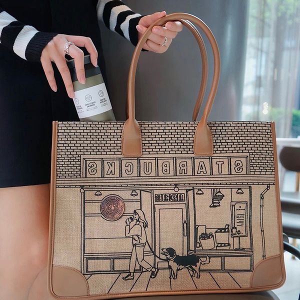 designer bags 2022 new portable shoulder tote large linen fabric college student computer factory goods
designer bags 2022 new portable shoulder tote large linen fabric college student computer factory goods