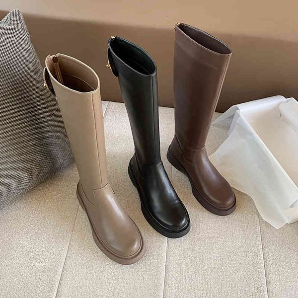 boots autumn winter simple round head thick heel boots knight gold lock buckle back zipper 0mqt, Black
boots autumn winter simple round head thick heel boots knight gold lock buckle back zipper 0mqt, Black