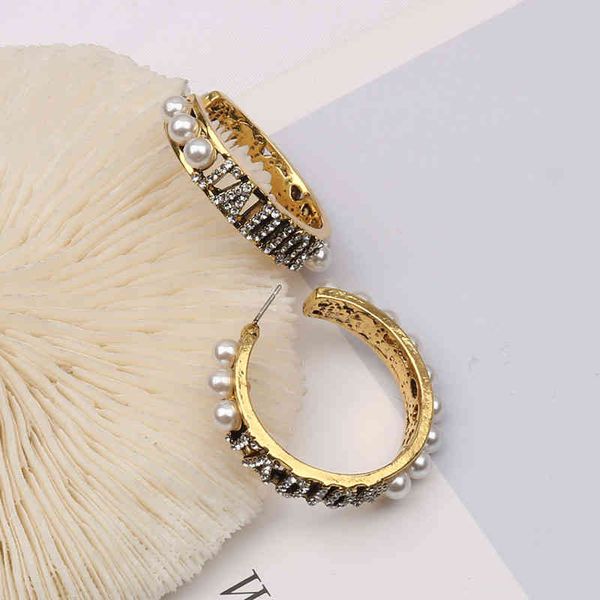 women's fashion personality trend new brand earrings wholesale family di round pearl diamond personalized simple, Silver
women's fashion personality trend new brand earrings wholesale family di round pearl diamond personalized simple, Silver