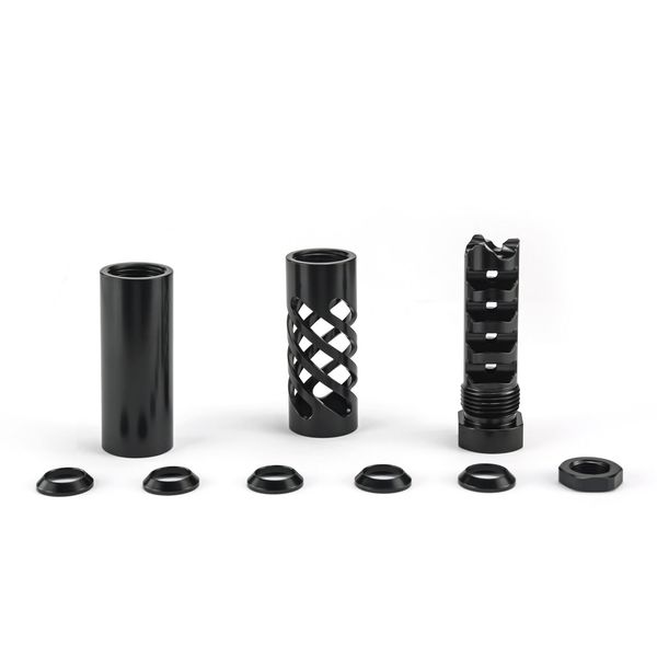 others tactical accessories 3pcs stainless steel 5/8-24 13/16-16 muzzle brake 308 .45 acp
others tactical accessories 3pcs stainless steel 5/8-24 13/16-16 muzzle brake 308 .45 acp