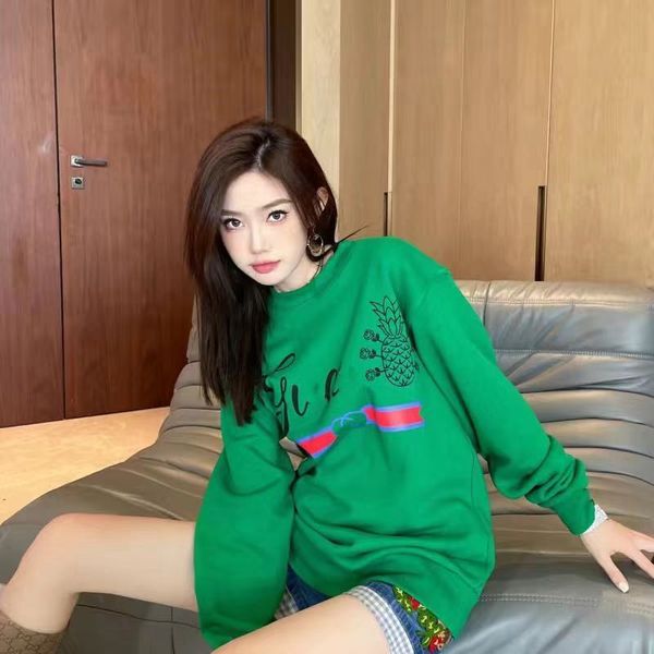 2022 tide sweatshirts brand pullover round neck pineapple print long sleeve sweater letters loose casual men's and women's same, Black
2022 tide sweatshirts brand pullover round neck pineapple print long sleeve sweater letters loose casual men's and women's same, Black