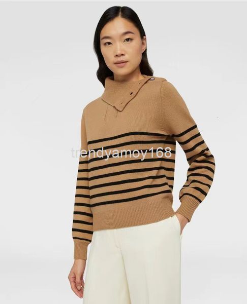 women's sweaters chunyuan 21 autumn / winter @spesi high neck side button striped sweater female nordic australian wool, White;black
women's sweaters chunyuan 21 autumn / winter @spesi high neck side button striped sweater female nordic australian wool, White;black