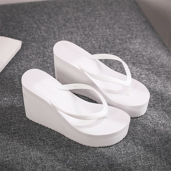 comemore women summer shoes woman wedge rubber flip flops heeled mules candy colors platform female beach slippers white 39 220408, Black
comemore women summer shoes woman wedge rubber flip flops heeled mules candy colors platform female beach slippers white 39 220408, Black