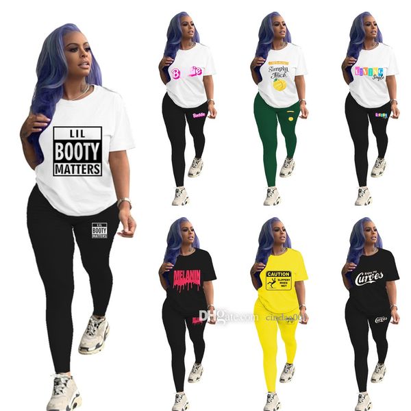 retail women two piece pants set designers tracksuits fashion casual printed short sleeve leggings outfits sportswear, White
retail women two piece pants set designers tracksuits fashion casual printed short sleeve leggings outfits sportswear, White