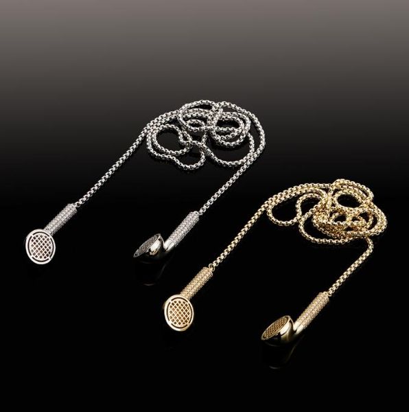 hip hop 3a+ cz stone paved bling iced out earphone earplugs pendants necklace for men rapper jewelry gold silver color gift
hip hop 3a+ cz stone paved bling iced out earphone earplugs pendants necklace for men rapper jewelry gold silver color gift