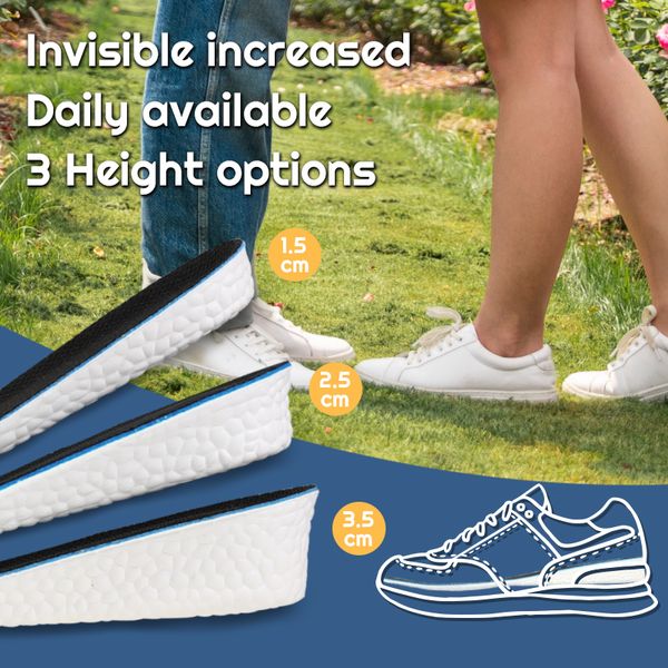 footmaster memory foam height increase insoles in sport heightening men women feet heel inserts comfort shoe pads 220610, White;pink
footmaster memory foam height increase insoles in sport heightening men women feet heel inserts comfort shoe pads 220610, White;pink