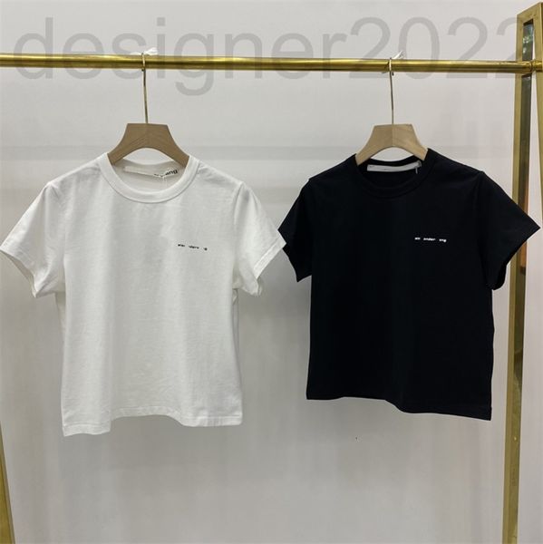 women's t-shirt designer aw 22 summer black and white solid color short cotton t summer loose casual round neck sleeve pullover versati
women's t-shirt designer aw 22 summer black and white solid color short cotton t summer loose casual round neck sleeve pullover versati