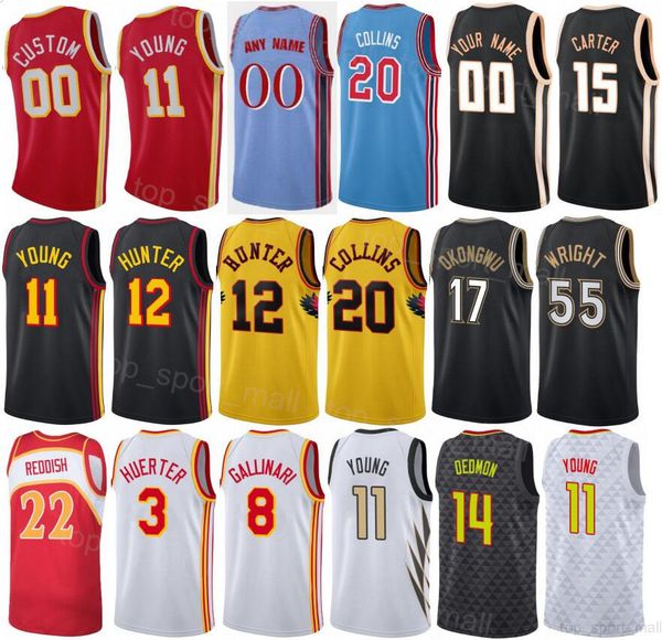 screen printed draft pick basketball aj griffin jersey ryan rollins trae young 11 deandre hunter 12 john collins 20 danilo gallinari navy bl, Black;red
screen printed draft pick basketball aj griffin jersey ryan rollins trae young 11 deandre hunter 12 john collins 20 danilo gallinari navy bl, Black;red