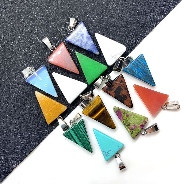 natural crystal stones charms triangle tiger eye black onyx rose quartz stone ball charm beads pendants for jewelry making, Bronze;silver
natural crystal stones charms triangle tiger eye black onyx rose quartz stone ball charm beads pendants for jewelry making, Bronze;silver