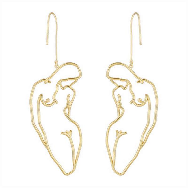 original om female body form wire earrings 2021 abstract body lady face dangle earrings for women big statement earrings g220312, Silver
original om female body form wire earrings 2021 abstract body lady face dangle earrings for women big statement earrings g220312, Silver