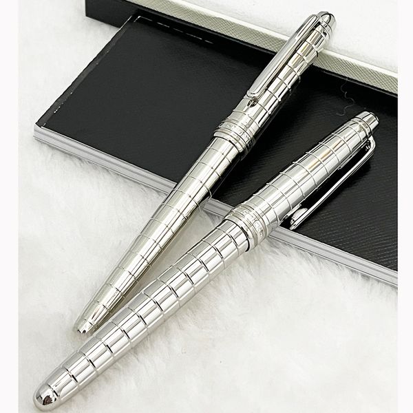 lgp luxury pen 163 metallic silver check fountain rollerball ballpoint pen office school supplies with series number
lgp luxury pen 163 metallic silver check fountain rollerball ballpoint pen office school supplies with series number