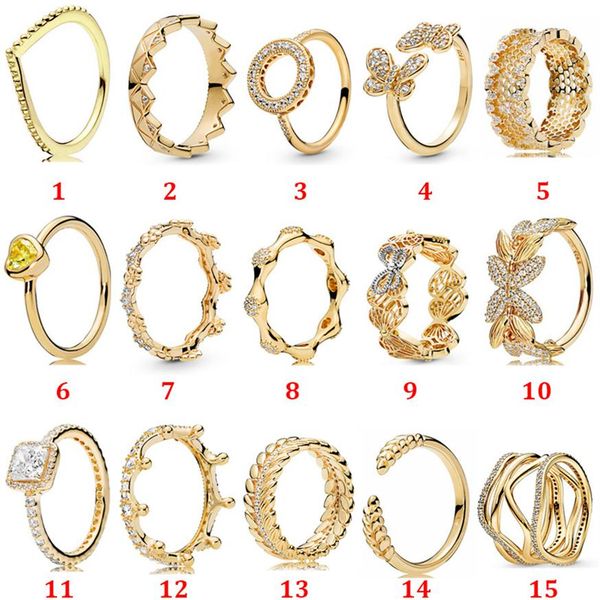 100% 925 sterling silver fit pandora ring gold corolla dazzling butterfly open ring jewelry engagement lovers fashion264e, Slivery;golden
100% 925 sterling silver fit pandora ring gold corolla dazzling butterfly open ring jewelry engagement lovers fashion264e, Slivery;golden