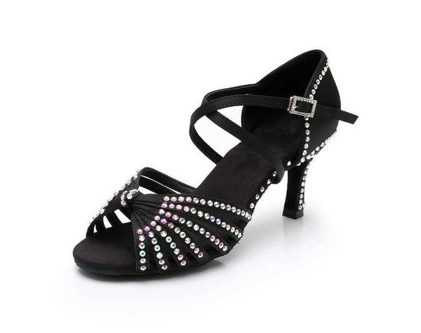 elling new fashion satin latin dance shoes professional soft sole ballroom dancing shoe for women girls ladies 4 color a02dz designer classi, Black
elling new fashion satin latin dance shoes professional soft sole ballroom dancing shoe for women girls ladies 4 color a02dz designer classi, Black
