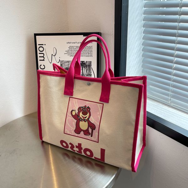 designer bags strawberry bear female summer 2022 new cartoon cute canvas handbag large capacity student class shoulder
designer bags strawberry bear female summer 2022 new cartoon cute canvas handbag large capacity student class shoulder