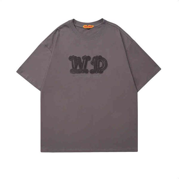 fashion brand letter short sleeve t-shirt men women street loose casual half tee, White;black
fashion brand letter short sleeve t-shirt men women street loose casual half tee, White;black