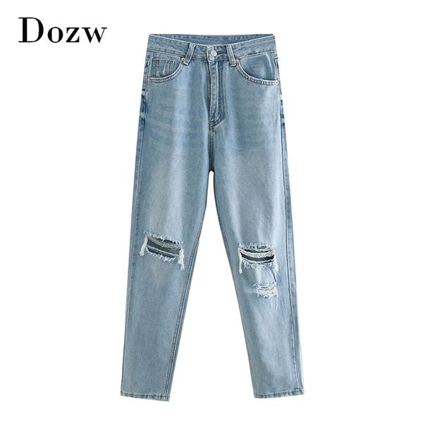 lady light blue color pencil pants retro soratched hole ripped mom jeans full length daily office wear femme 210515
lady light blue color pencil pants retro soratched hole ripped mom jeans full length daily office wear femme 210515