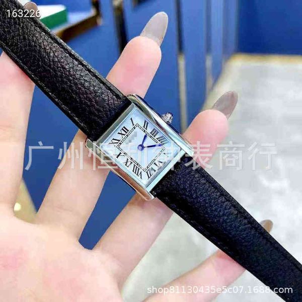 luxury tank watch designer women leisure rectangular series fine steel quartz litchi skin, Slivery;brown
luxury tank watch designer women leisure rectangular series fine steel quartz litchi skin, Slivery;brown