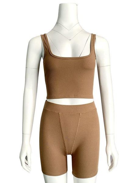 women's tracksuits high stretch solid color yoga set sleeveless crop short gym leggings women tracksuit running sportwear 2 piece setwo, Gray
women's tracksuits high stretch solid color yoga set sleeveless crop short gym leggings women tracksuit running sportwear 2 piece setwo, Gray