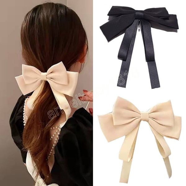 korean style elegant hair clips barrettes fashion long ribbon spring hairpins ponytail hair hook clip women hair accessories, Slivery;white
korean style elegant hair clips barrettes fashion long ribbon spring hairpins ponytail hair hook clip women hair accessories, Slivery;white