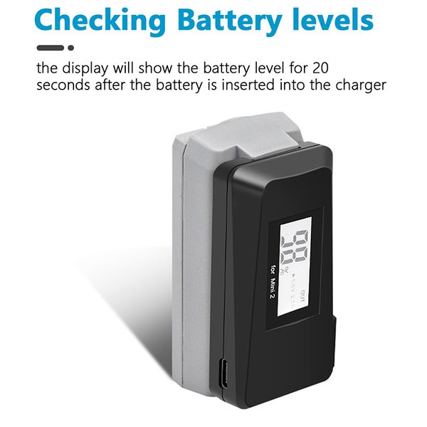 for dji mavic mini 2 se mini2 drone qc3.0 fast charger battery usb charging with type c cable led charger
for dji mavic mini 2 se mini2 drone qc3.0 fast charger battery usb charging with type c cable led charger