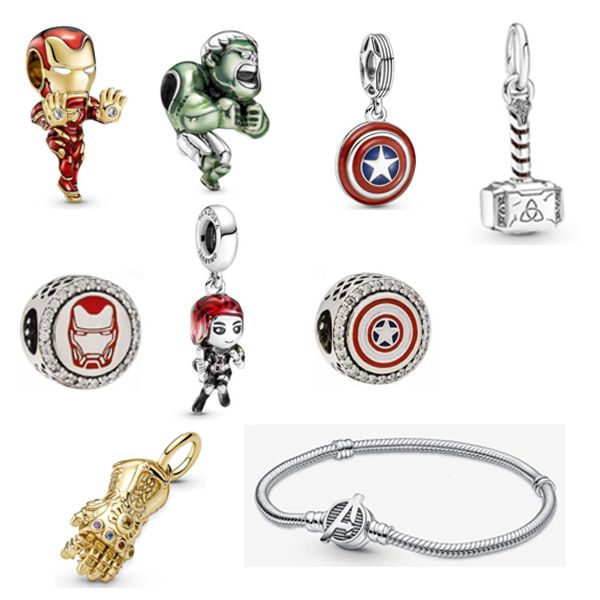 2022 movie mavel charm 925 silver pandora charms for bracelets diy jewlery making loose beads jewelry wholesale 760268c01 790483c01 790780c0, Black
2022 movie mavel charm 925 silver pandora charms for bracelets diy jewlery making loose beads jewelry wholesale 760268c01 790483c01 790780c0, Black