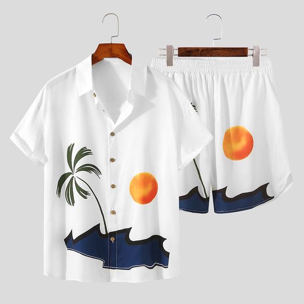 men's casual shirts fashion mens ethnic shirt suit hawaiian harajuku vintage short sleeve man button up hawaii beach sets chemise homme, White;black
men's casual shirts fashion mens ethnic shirt suit hawaiian harajuku vintage short sleeve man button up hawaii beach sets chemise homme, White;black