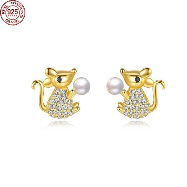 2022 cute animals stud earrings genuine 925 sterling silver little mouse ball fine jewelry for women gifts se541 girl fine fashion, Golden;silver
2022 cute animals stud earrings genuine 925 sterling silver little mouse ball fine jewelry for women gifts se541 girl fine fashion, Golden;silver