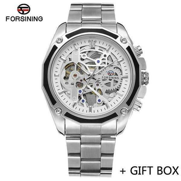 automatic forsining mechanical men wristwatch military sport male clock brand luxury stainless steel skeleton man watch 8130, Slivery;brown
automatic forsining mechanical men wristwatch military sport male clock brand luxury stainless steel skeleton man watch 8130, Slivery;brown