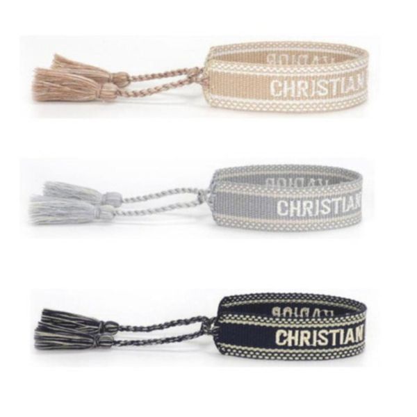 brand luxury braided bracelet adjustable woven friendship bangle for womens mens designer letter embroidery rope bracelets jewelry gift code, Golden;silver
brand luxury braided bracelet adjustable woven friendship bangle for womens mens designer letter embroidery rope bracelets jewelry gift code, Golden;silver