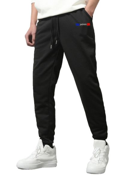 men letter graphic drawstring waist sweatpants 88el#, Black 
men letter graphic drawstring waist sweatpants 88el#, Black