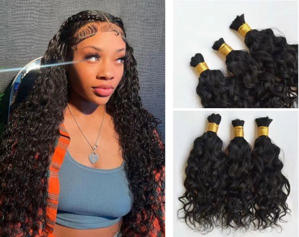 brazilian water wave human hair bulk 3pcs/lot wet and wavy for braiding no weft braids, Black
brazilian water wave human hair bulk 3pcs/lot wet and wavy for braiding no weft braids, Black