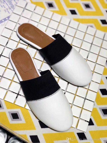 designer summer beach slippers fashion loafers lazy flat baotou flops 100% leather letter lady cartoon slides women shoes ladies sandals, Black
designer summer beach slippers fashion loafers lazy flat baotou flops 100% leather letter lady cartoon slides women shoes ladies sandals, Black
