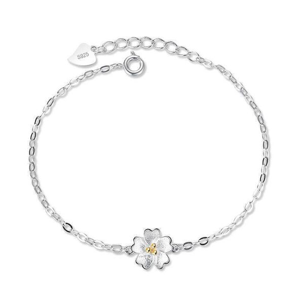 silk clover design s925 silver bracelet, suitable for women and girls, birthday or wedding gifts, Golden;silver
silk clover design s925 silver bracelet, suitable for women and girls, birthday or wedding gifts, Golden;silver