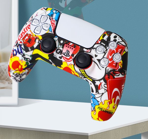 ps5 game console handle camouflage silicone cover dustproof and anti-fall protective cover
ps5 game console handle camouflage silicone cover dustproof and anti-fall protective cover