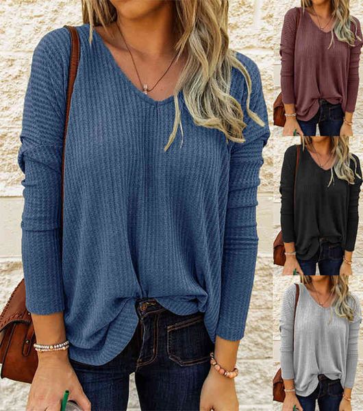 women's knits tees 2022 autumn loose v-neck long sleeve bottoming shirt women's wear nq4h, White
women's knits tees 2022 autumn loose v-neck long sleeve bottoming shirt women's wear nq4h, White
