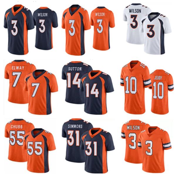 2022 ncaa sell men football wear 3 russell wilson 14 courtland sutton 31 justin simmons jeudy surtain ii orange navy jersey, Black
2022 ncaa sell men football wear 3 russell wilson 14 courtland sutton 31 justin simmons jeudy surtain ii orange navy jersey, Black